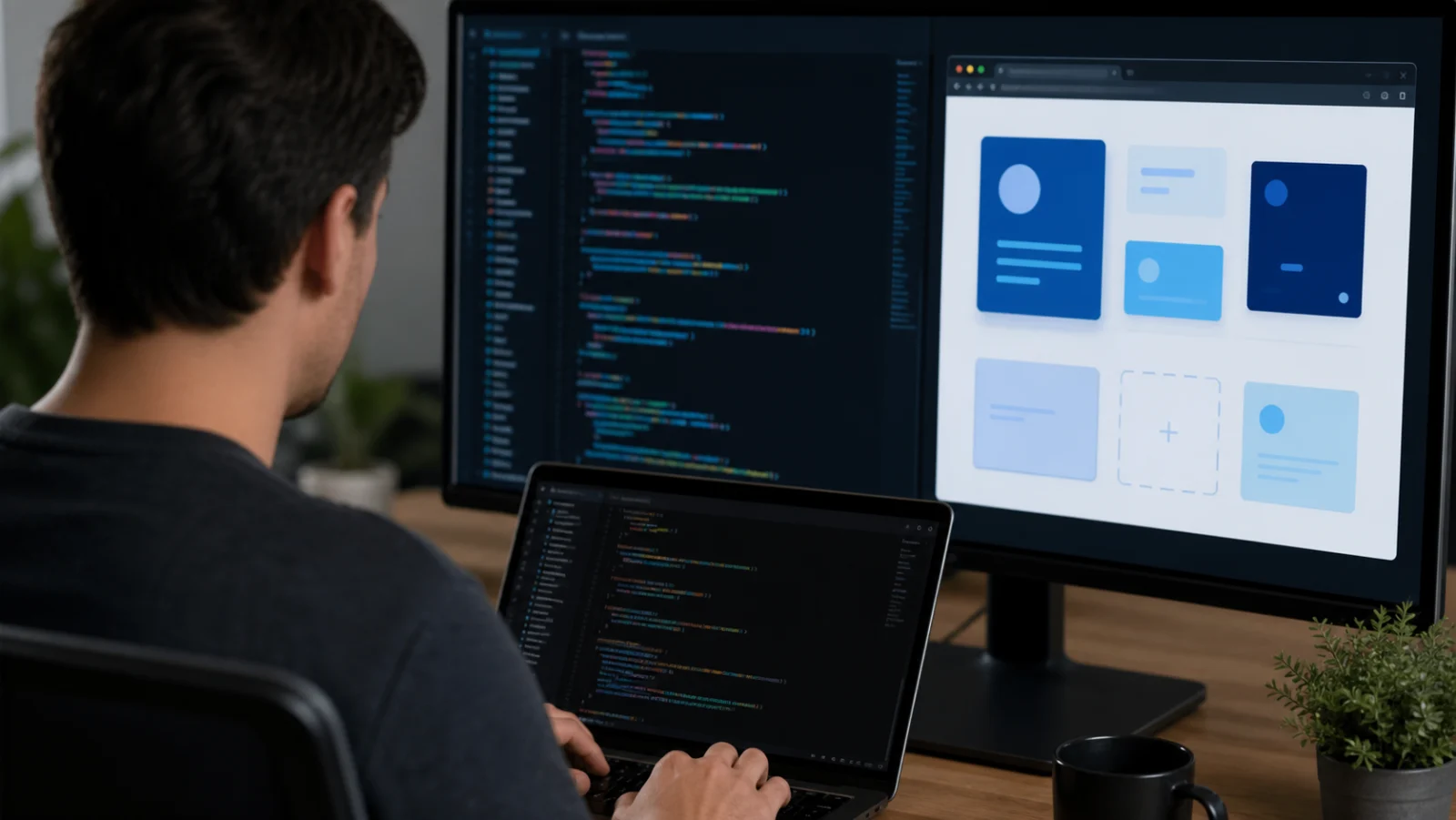 Implémentation d’un custom element avec aperçu d’interface dans le navigateur