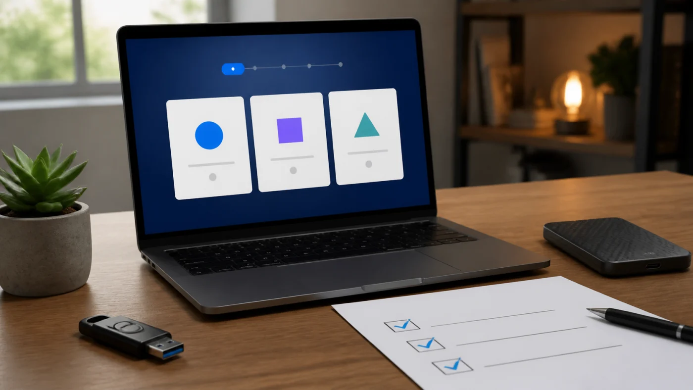 Choix entre image ISO clé USB et installation Windows sur ordinateur