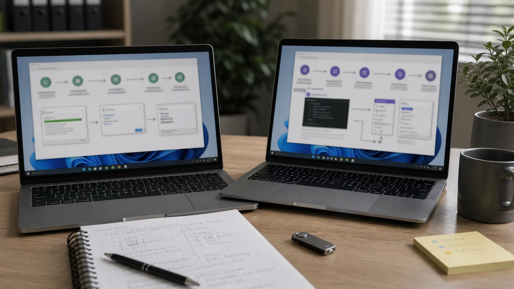 Comparaison entre installation Node.js classique et gestionnaire de versions