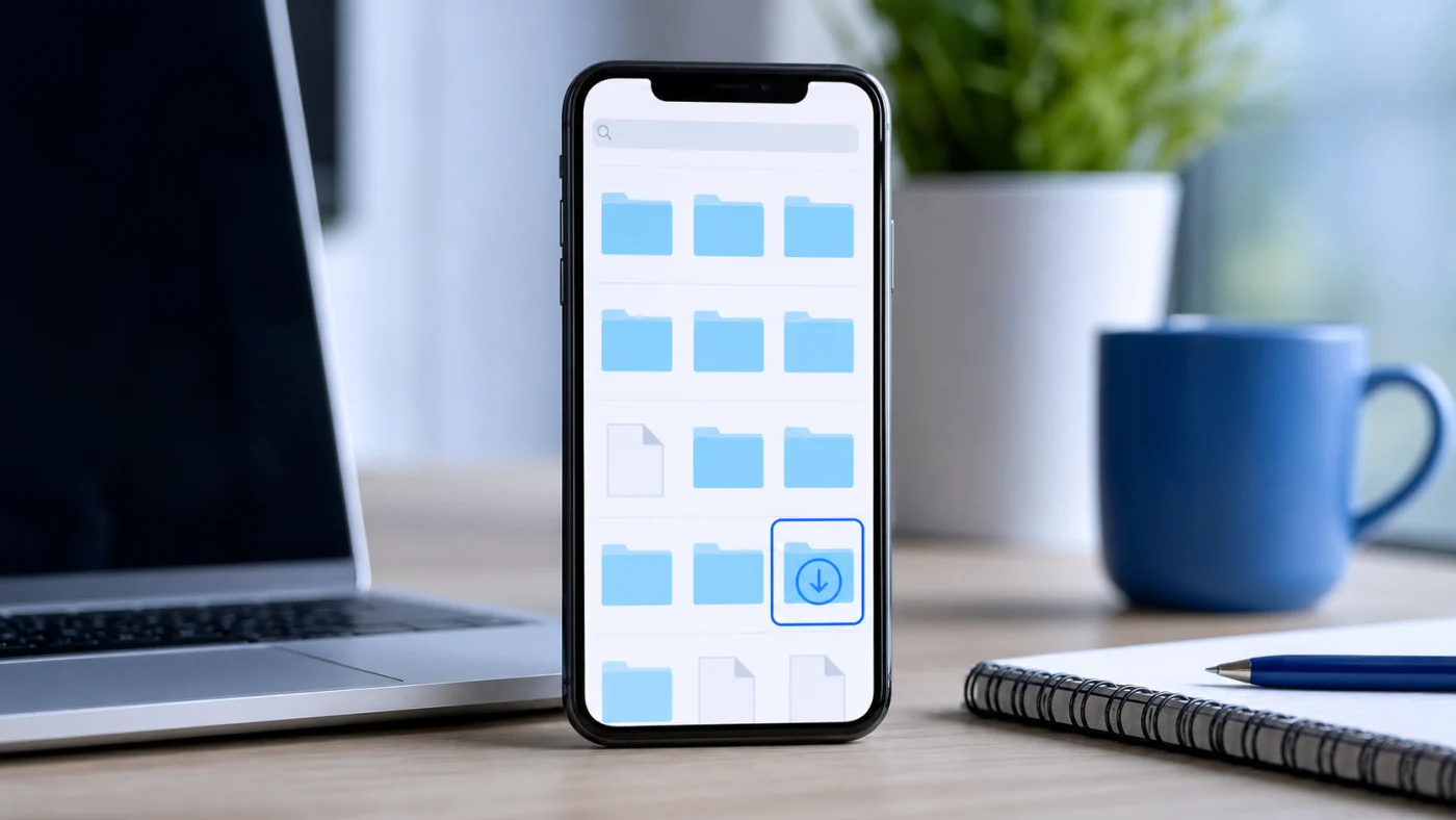 Où retrouver les fichiers téléchargés sur iPhone