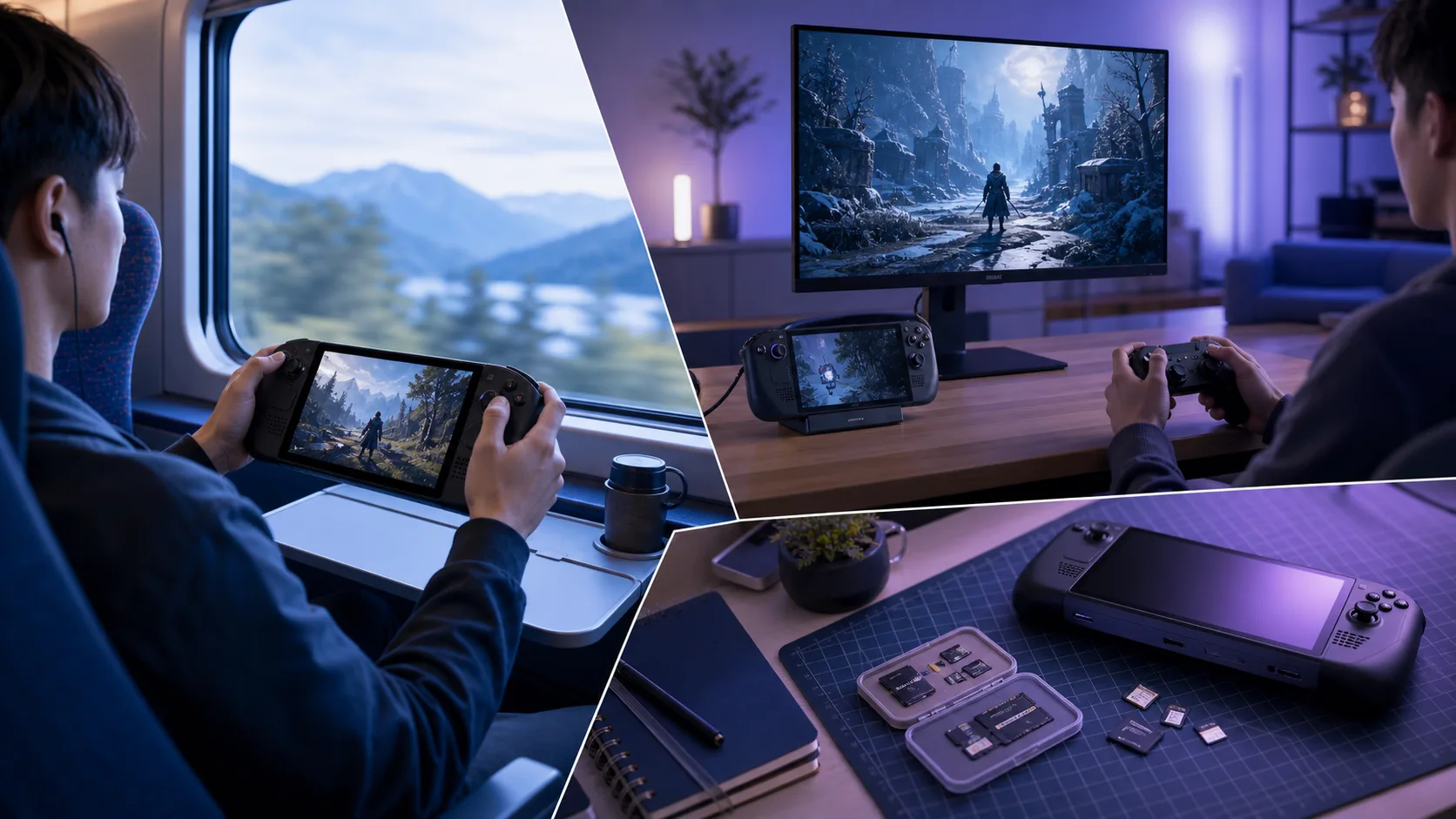 Trois usages du Steam Deck : mobilité, salon et stockage