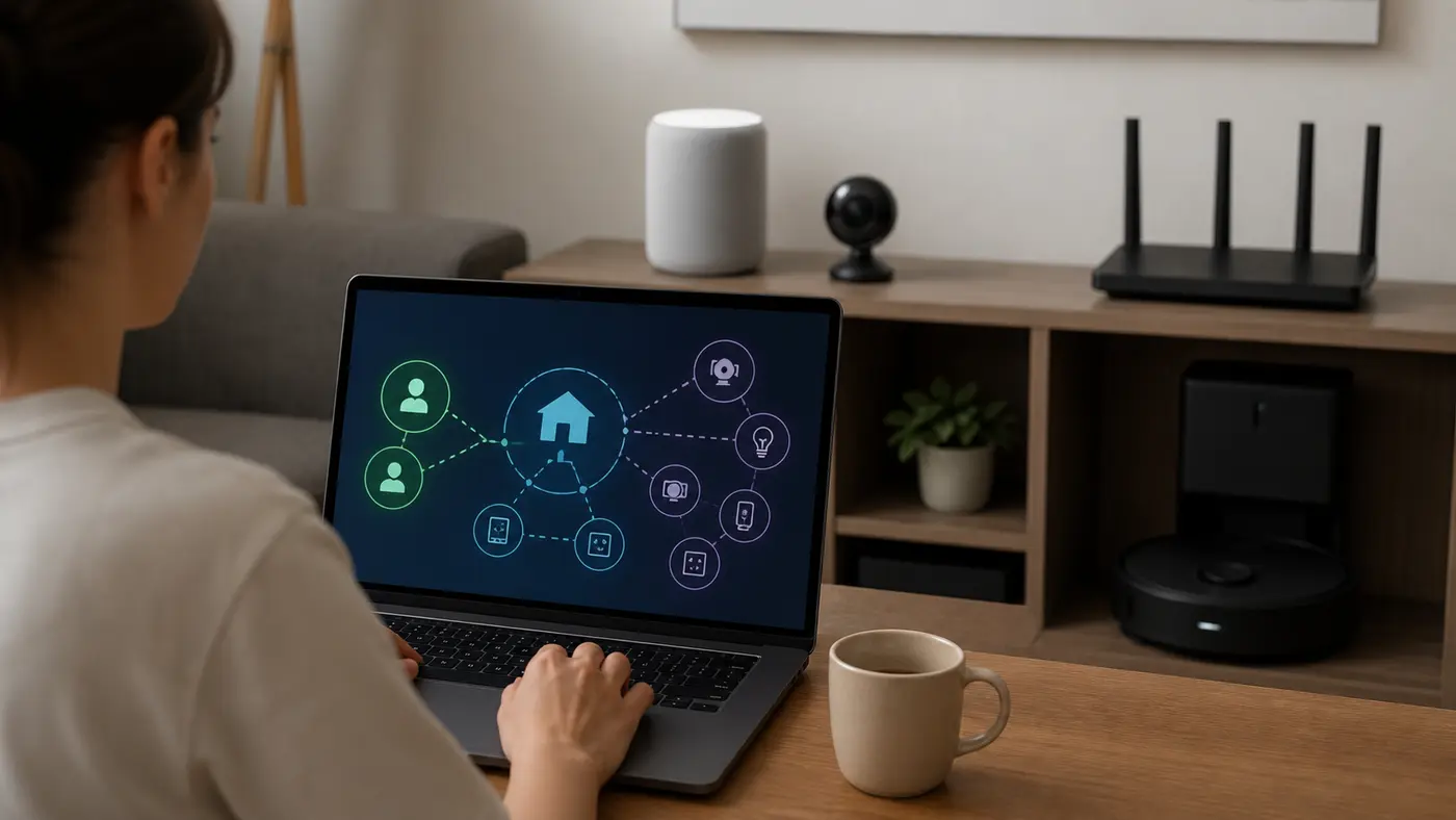 Objets connectés et réseau invité isolés du réseau principal à la maison
