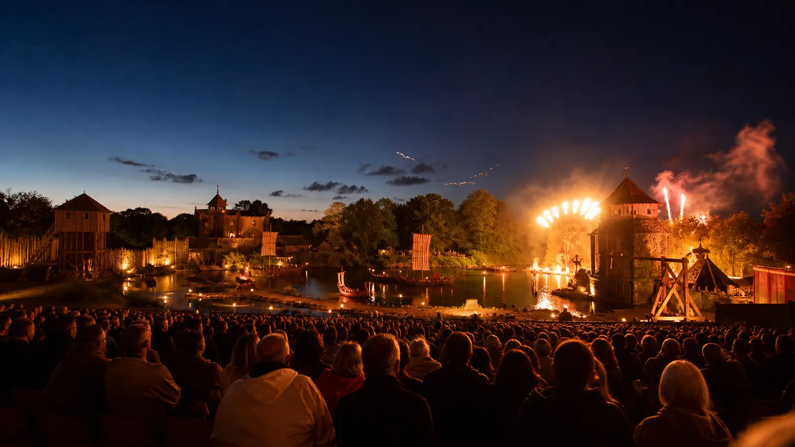 spectacle nocturne prévu dans un séjour plus long